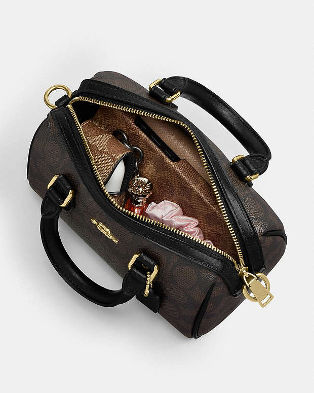 Mini sac bandoulière Rowan en toile exclusive