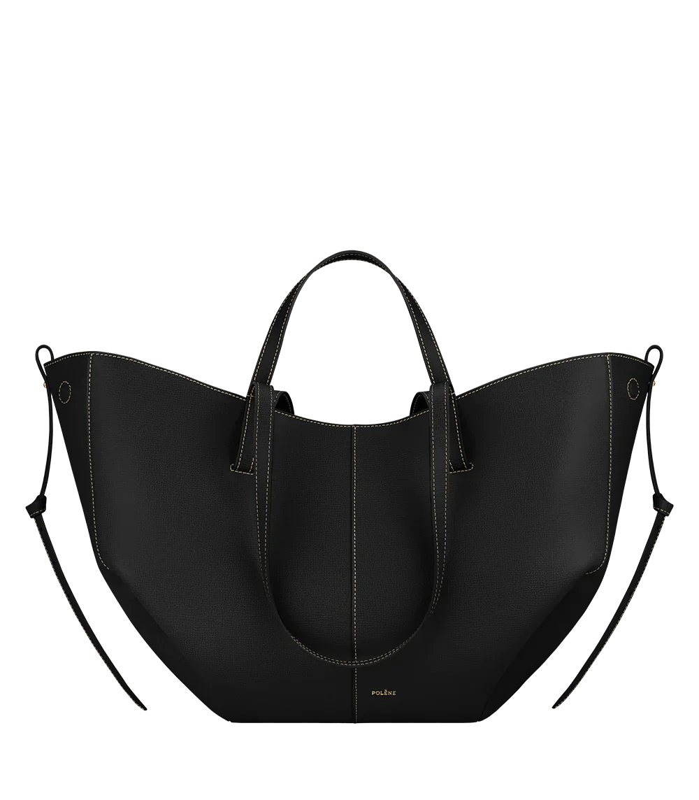 Cyme Edition Noir Grainé Coutures Écrues