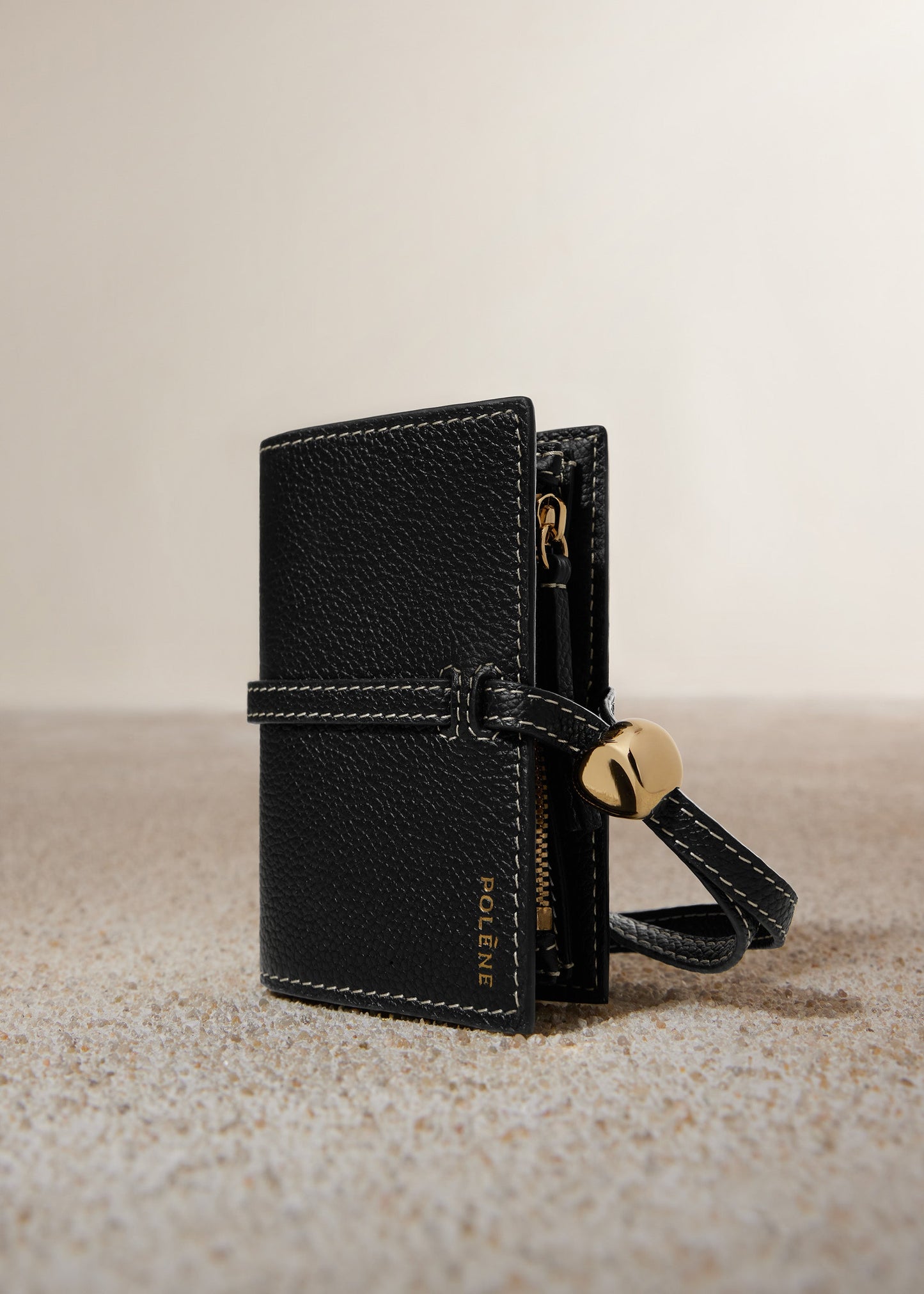 Porte cartes Kayé - Noir Grainé