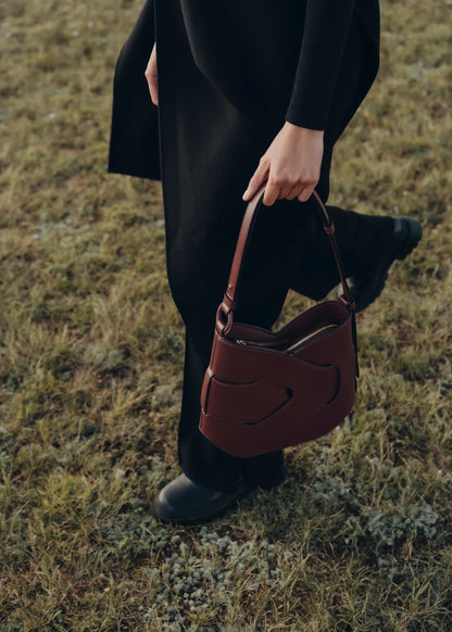 Nodde Hobo Edition Cerise Noire Lisse