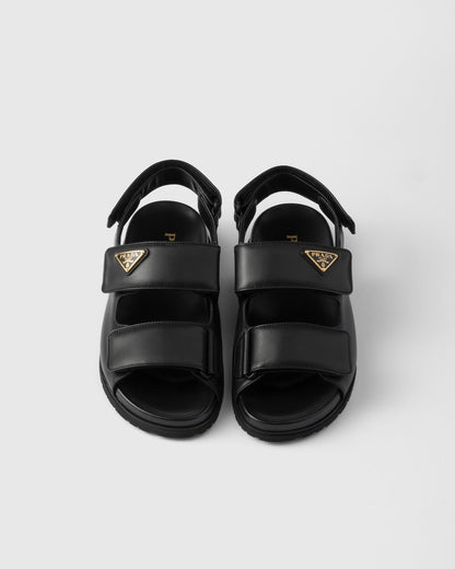 Sandale en cuir nappa