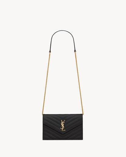 Cassandre envelope chain Wallet noir