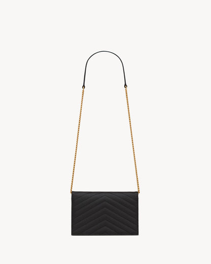 Cassandre envelope chain Wallet noir