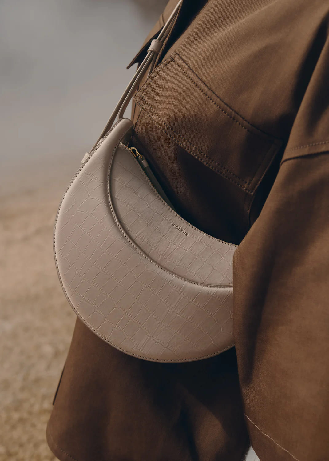Numéro Dix Edition Taupe Nubuck Crocodile
