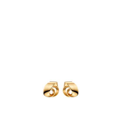 Puces d’oreilles Éole - Dorée à l’or 24 carats