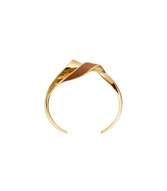 Manchette Éole - Cuir Camel