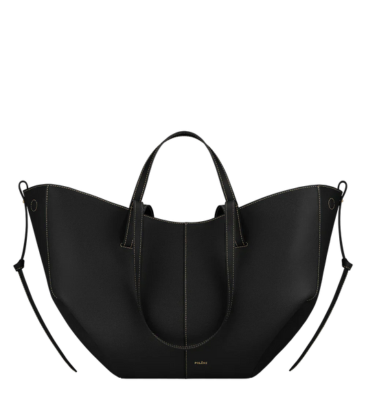 Cyme Edition Noir Grainé Coutures Écrues